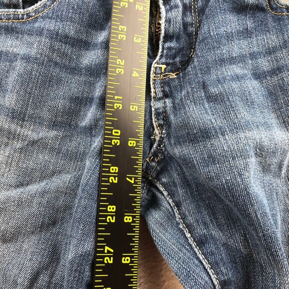 Aeropostale Womens Hailey Flare Jeans Size 5/6 Short Blue Denim Casual Classic - Picture 8 of 16